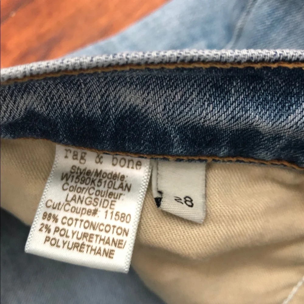 Rag and bone skinny cropped jeans 28 - Picture 4 of 4